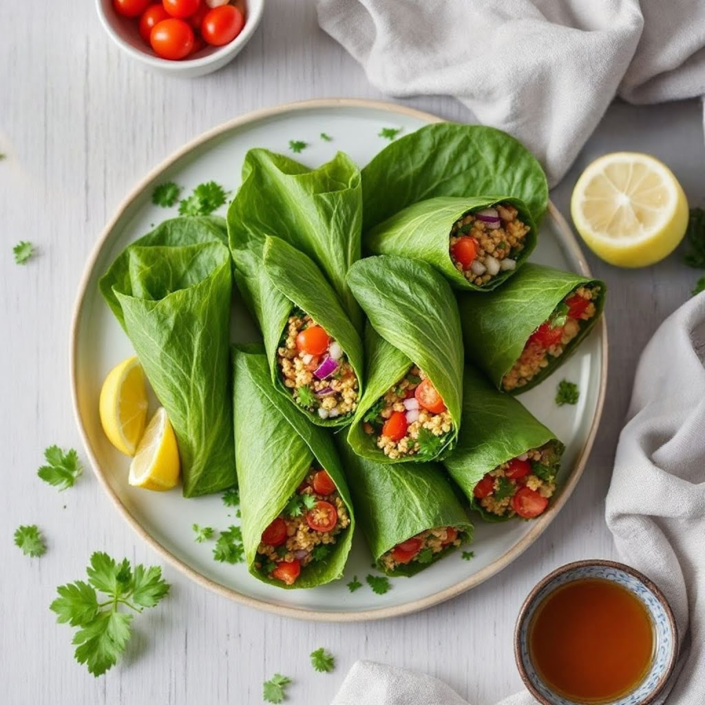 Quinoa-Stuffed Collard Wraps