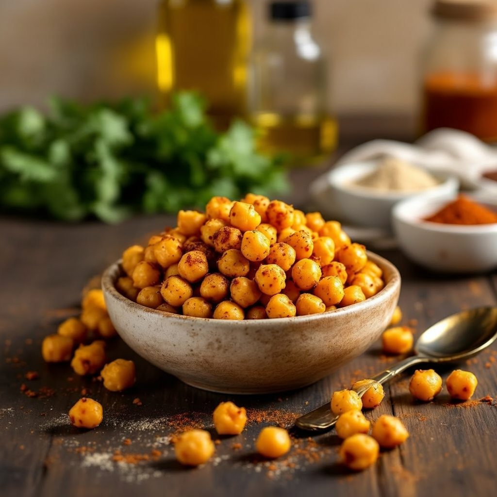 Spiced Chickpea Crunch
