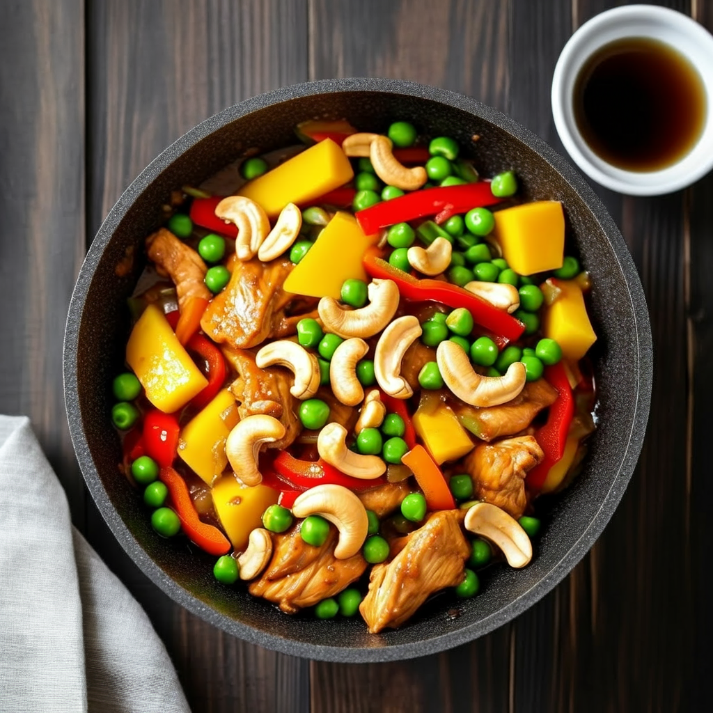 Mango Chicken Stir-Fry Cashews