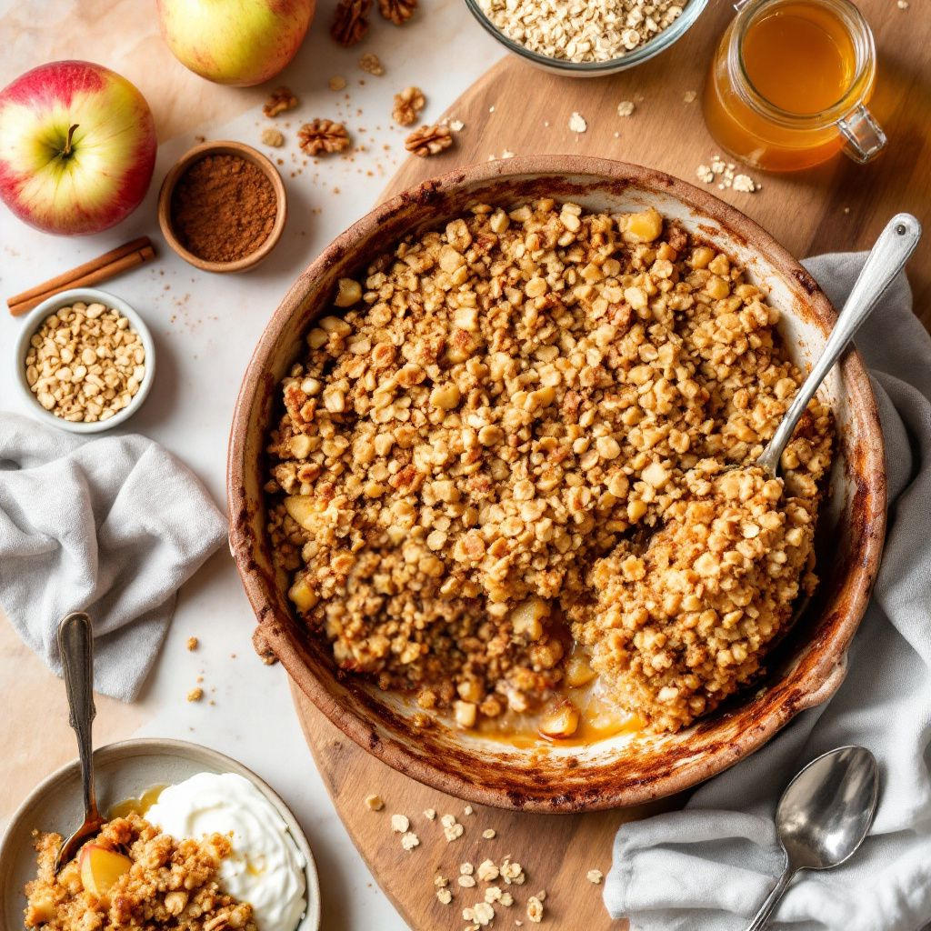 Apple Quinoa Crumble