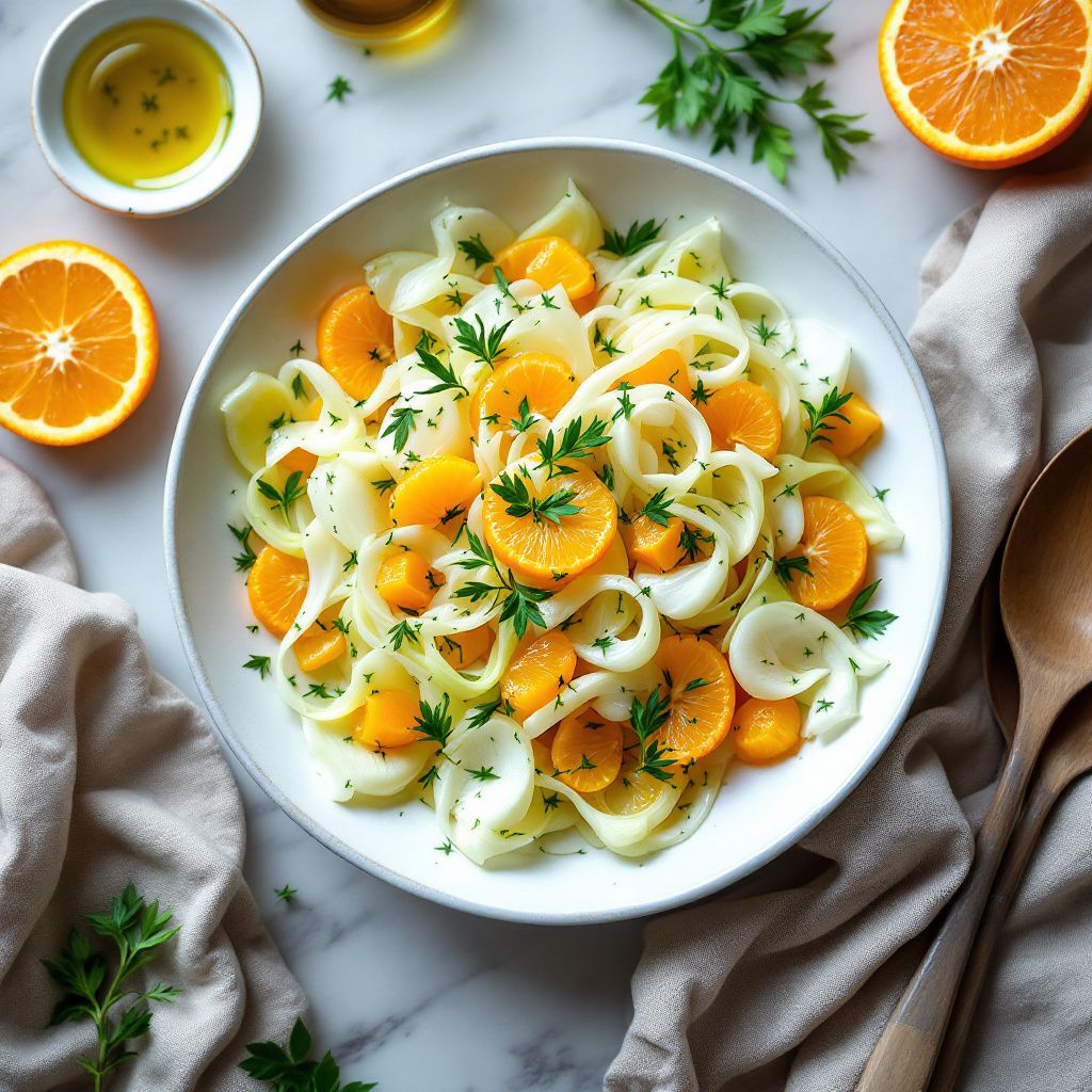 Fennel Orange Salad Tarragon Infusion