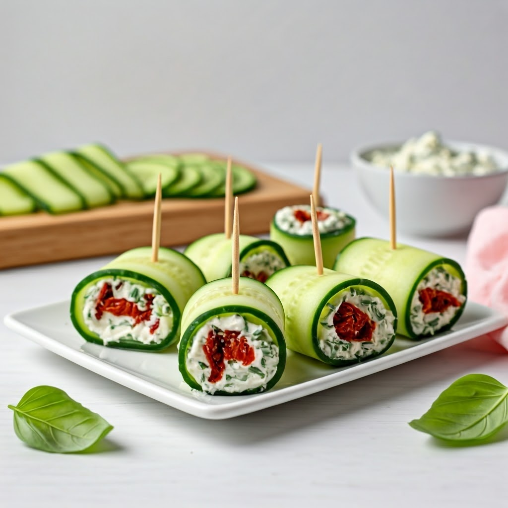 Herb Cucumber Rolls