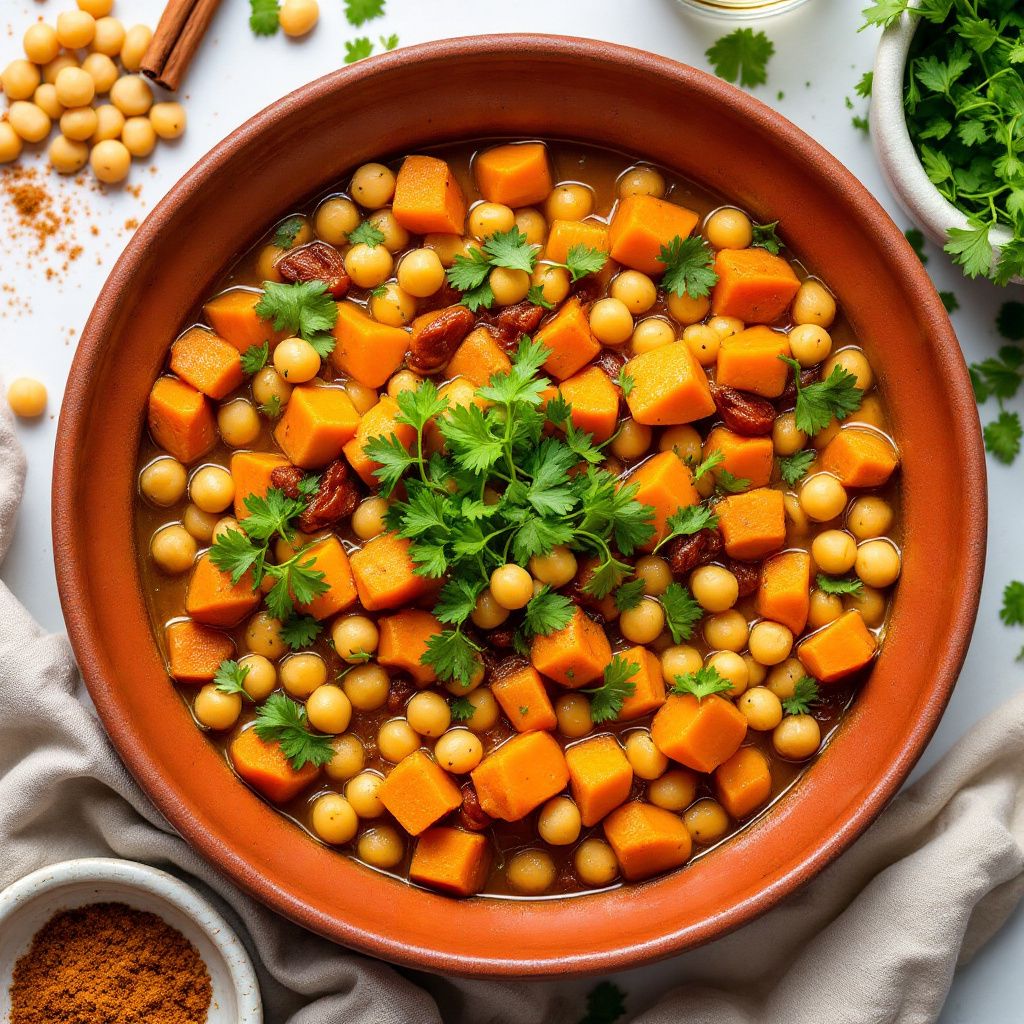 Chickpea Sweet Potato Tagine