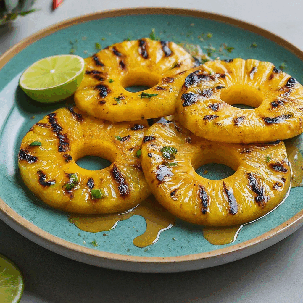 Grilled Pineapple Lime Chili