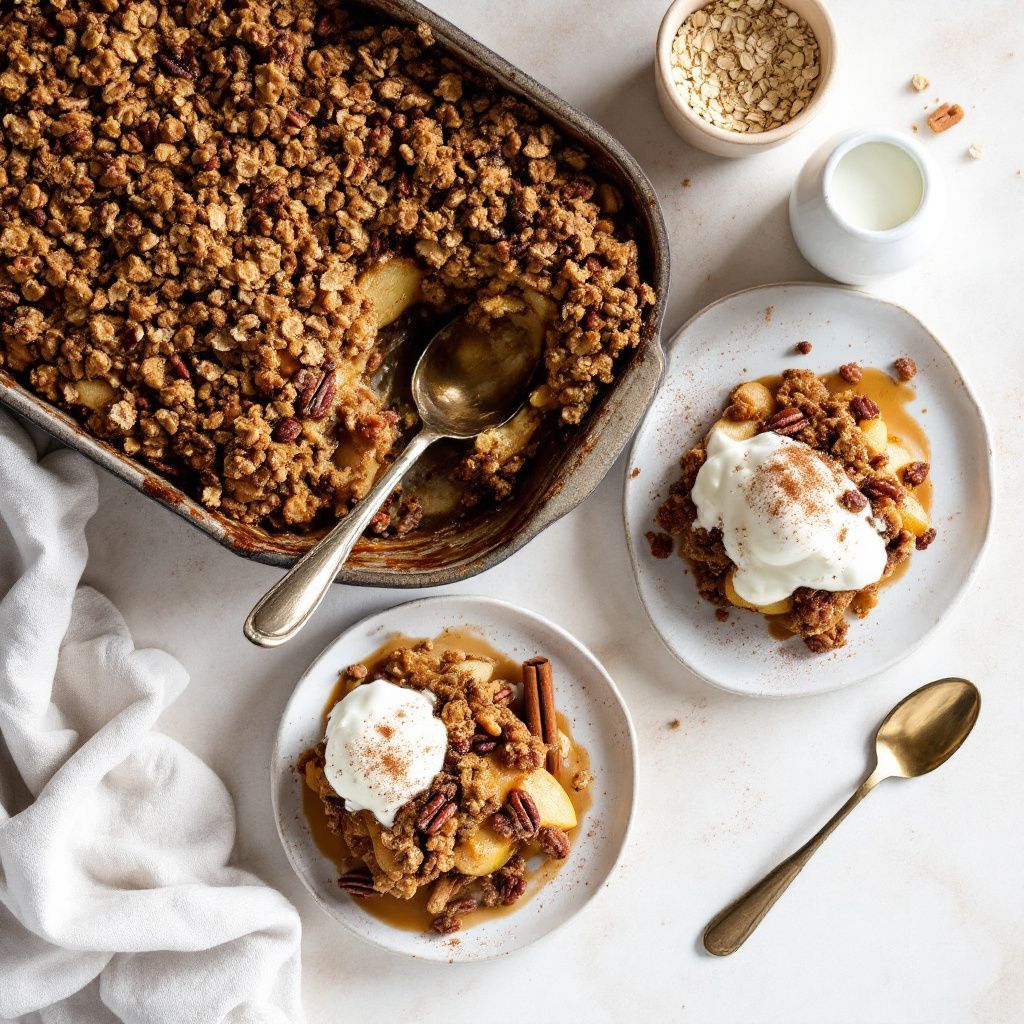 Baked Apple Oat Crumble