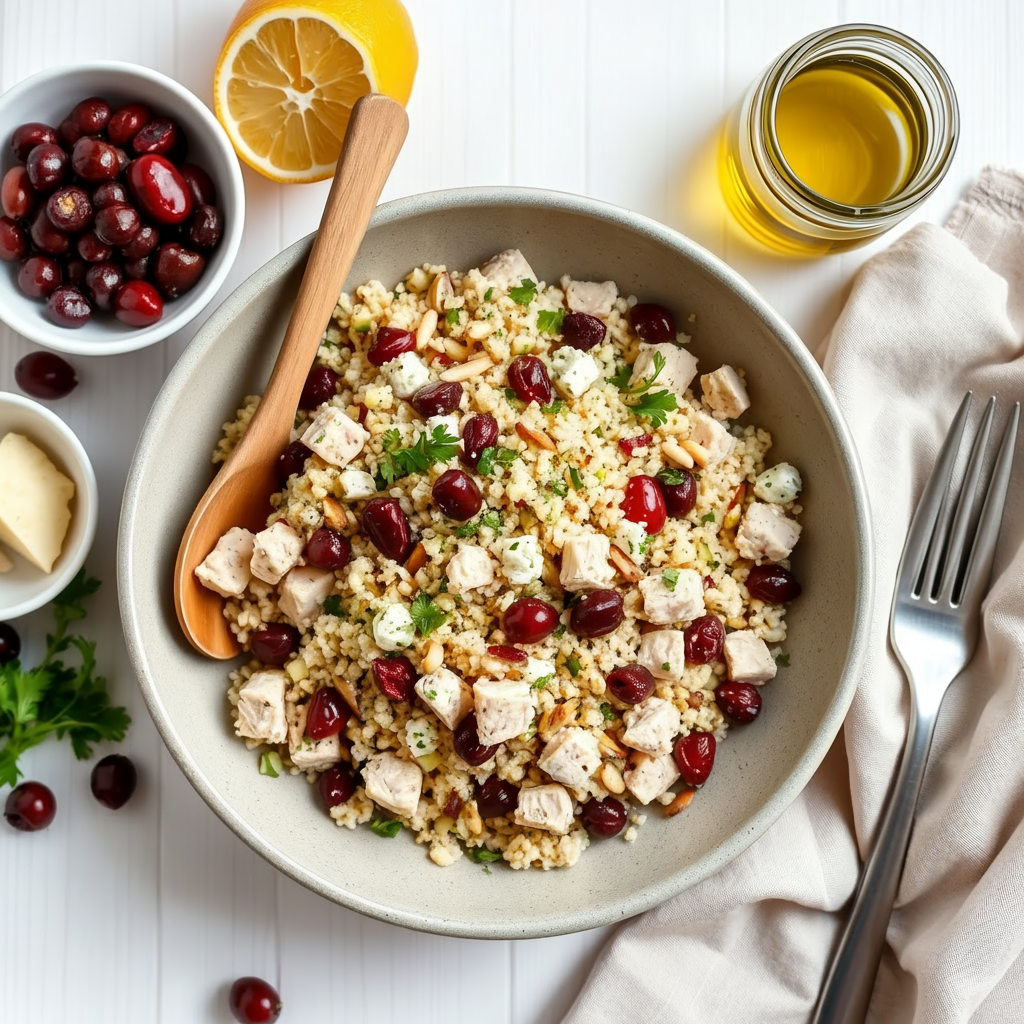 Turkey Cranberry Couscous Salad