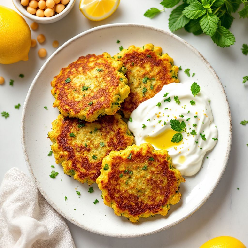 Zucchini Chickpea Fritters
