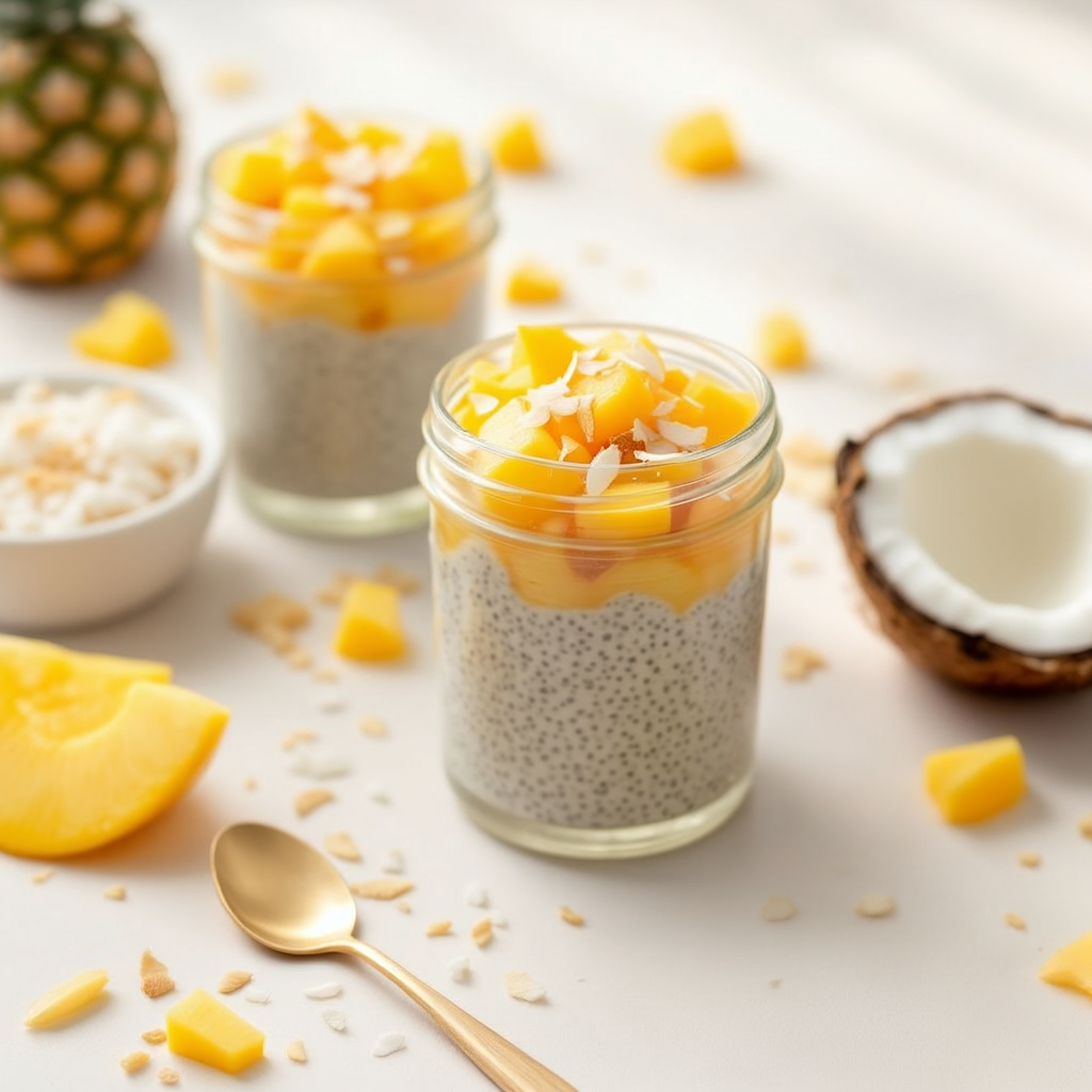 Chia Seed Pudding Tropical Twist