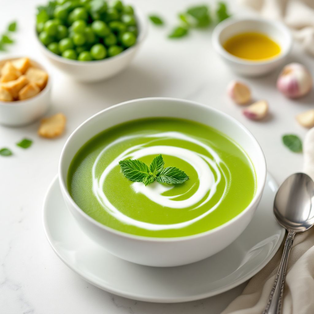 Spring Pea Mint Veloute