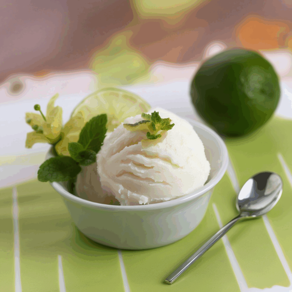 Coconut Lime Sorbet