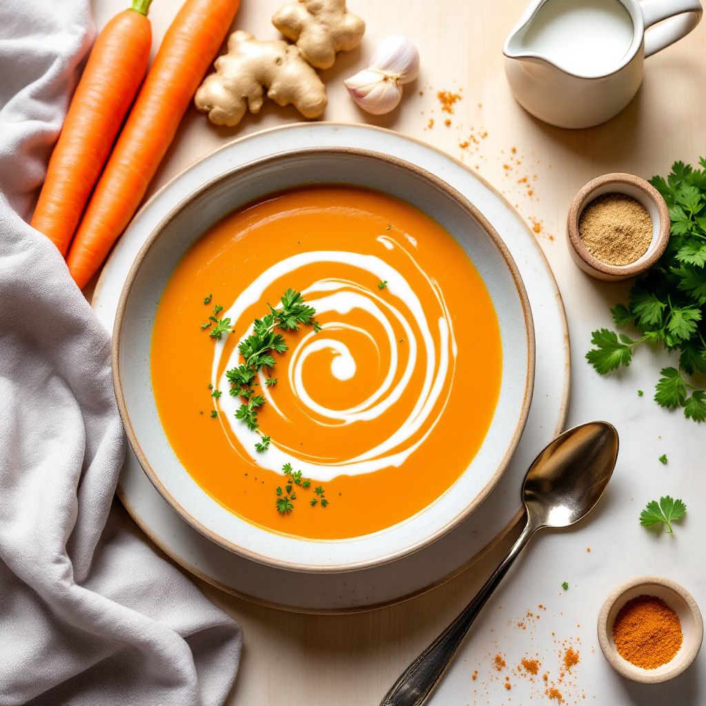 Spiced Carrot Ginger Soup
