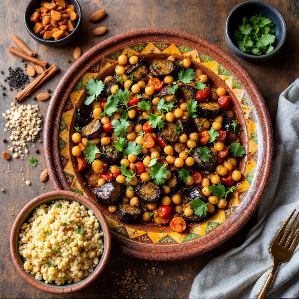 Eggplant Chickpea Tagine