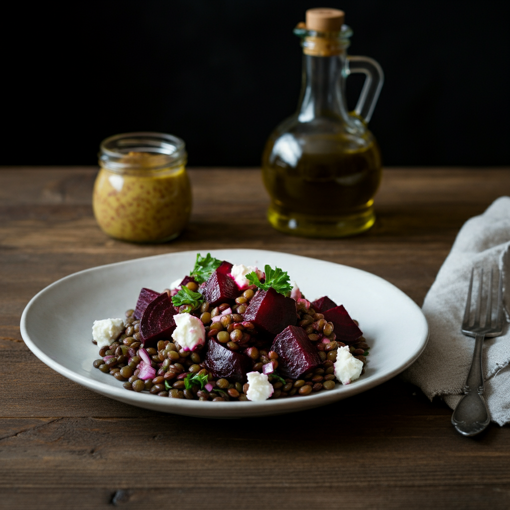 French Lentil Beet Salad