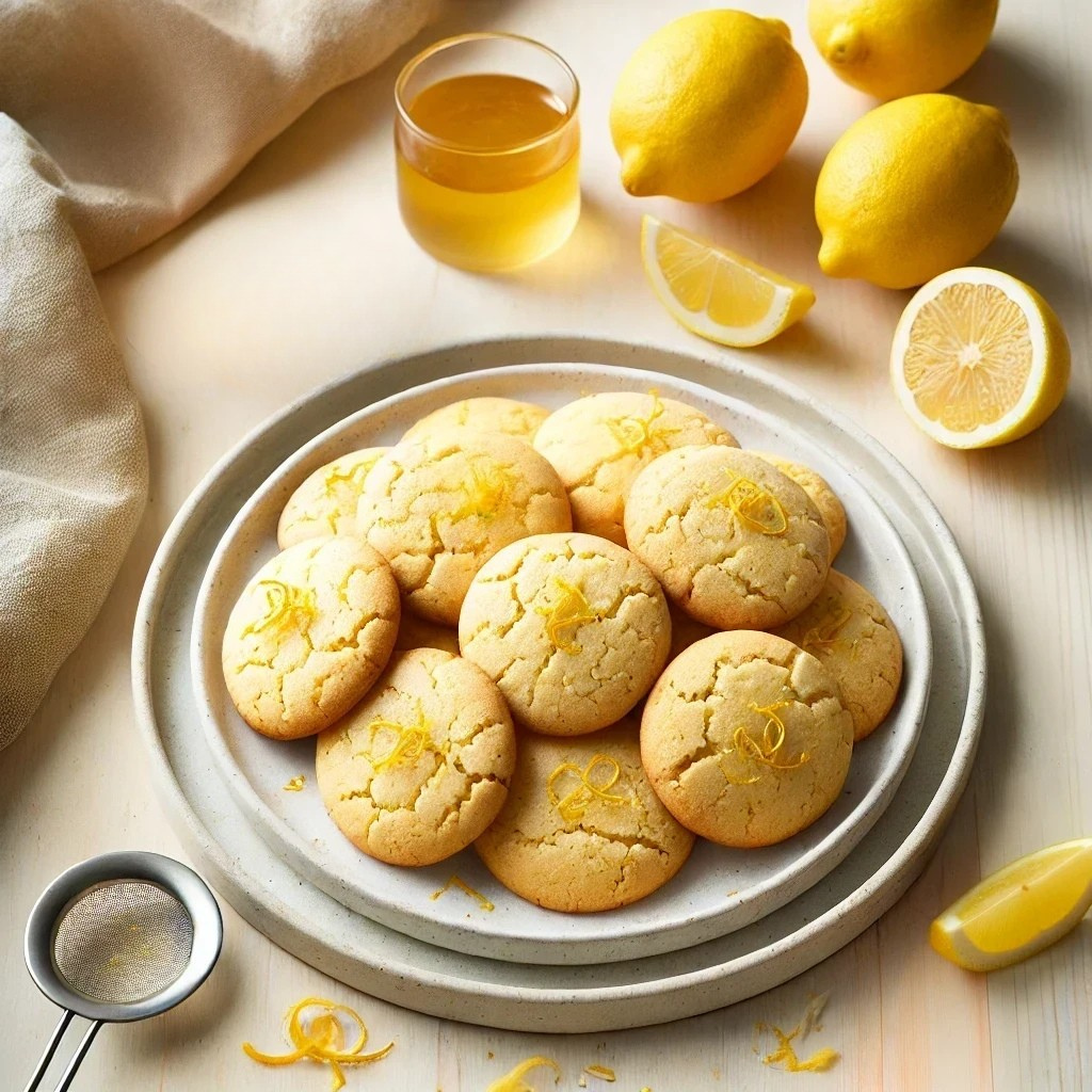 Almond Flour Lemon Cookies
